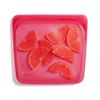 Stasher Sandwich 2pc Set - Clear & Raspberry_13441