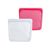 Stasher Sandwich 2pc Set - Clear & Raspberry_13440